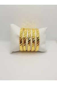 Toptan 22 Ayar Altın Kaplama Birebir 1 Adet Adana Burma Bilezik 20 Cm - 2133 11 69f65ca84cb9498f975a93ccdc342c50-toptan taki