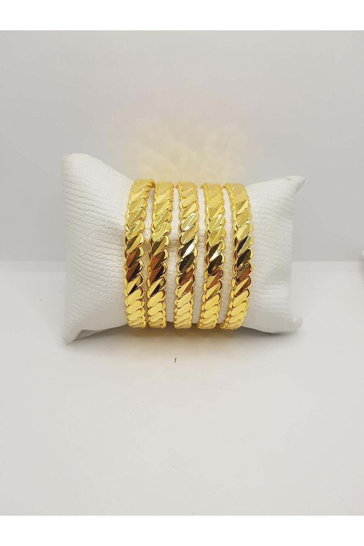 Toptan 22 Ayar Altın Kaplama Birebir 1 Adet Adana Burma Bilezik 18 Cm - 2131 4 Toptan 22 Ayar Altın Kaplama Birebir 1 Adet Adana Burma Bilezik 18 Cm - 2131 - Görsel 3