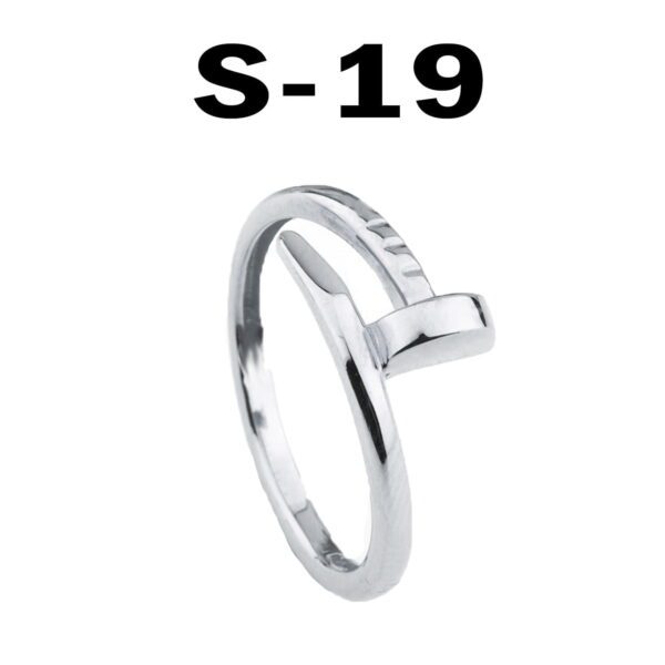 Toptan Kartier Model Çivi Yüzük Unisex Model - 2168 - Görsel 10