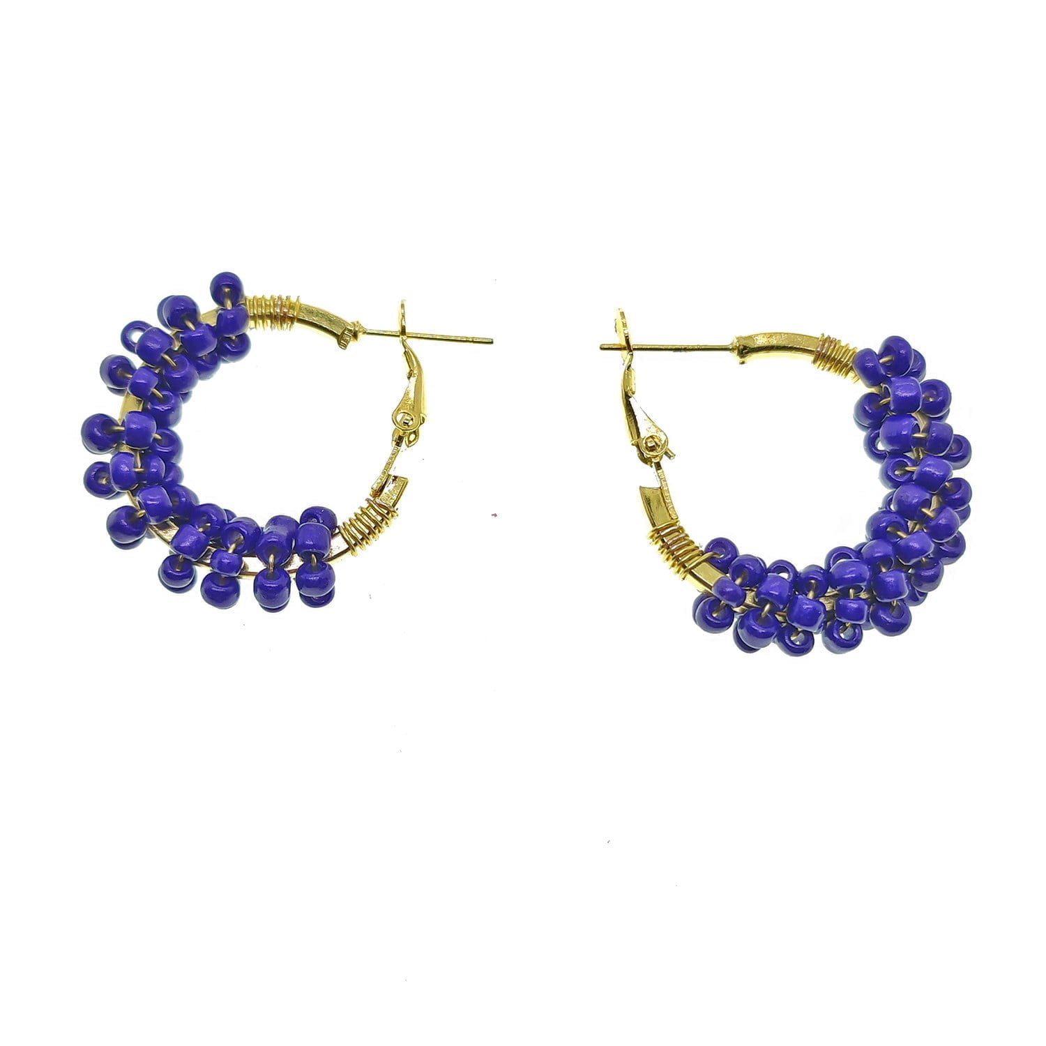 Toptan Altın Renk Mavi Boncuk Şık Düz Pollyanna El İşi Kombin Küpe - 2259 5 Toptan Altın Renk Mavi Boncuk Şık Düz Pollyanna El İşi Kombin Küpe - 2259 - Görsel 3