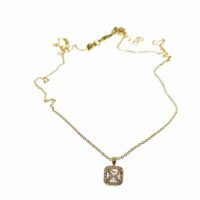 Toptan Altın Renk Beyaz Kare Taşlı Kare Model Zirkon Kolye - 2206 9 98bf28b0255a47fe993446e68e96afed-toptan taki