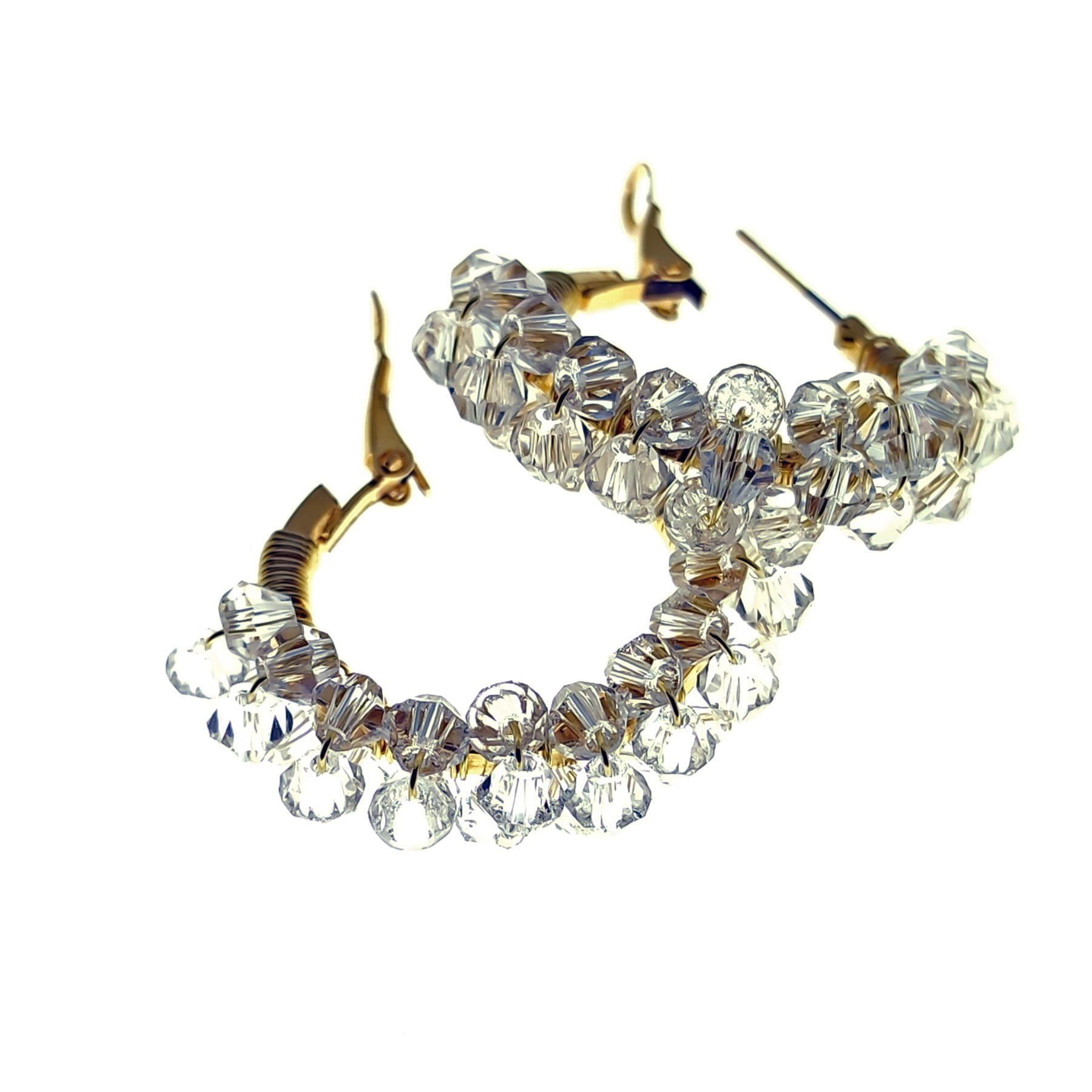 Toptan Altın Renk Şeffaf Boncuk Şık Pollyanna El İşi Kombin Küpe - 2253 4 Toptan Altın Renk Şeffaf Boncuk Şık Pollyanna El İşi Kombin Küpe - 2253 - Görsel 2