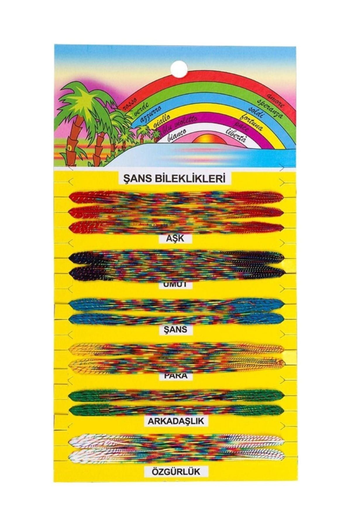 Toptan Şans Bilekliği Ip Bileklik 100 Adet Karton - 2175 3 Toptan Şans Bilekliği Ip Bileklik 100 Adet Karton - 2175