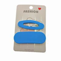 Alternative view of Toptan Renkli Kadın Kız Geometrik Şirin İkili Çıtçıt Toka -  2198