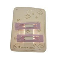 Toptan Renkli Kadın Kız Geometrik Şirin İkili Çıtçıt Toka - 2200