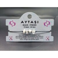 Toptan Doğaltaş Balık Burçu Aytaşı Burç Bileklik  - 2320