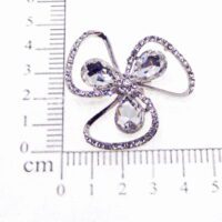 Alternative view of Toptan Gümüş Renk Rüzgar Gülü Model Broş - 2359