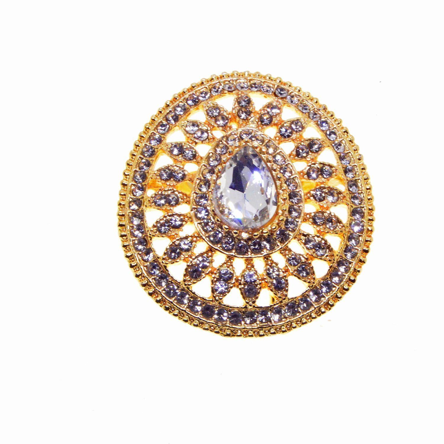 Toptan Altın Renk Damla Model Broş - 2352 3 Toptan Altın Renk Damla Model Broş - 2352