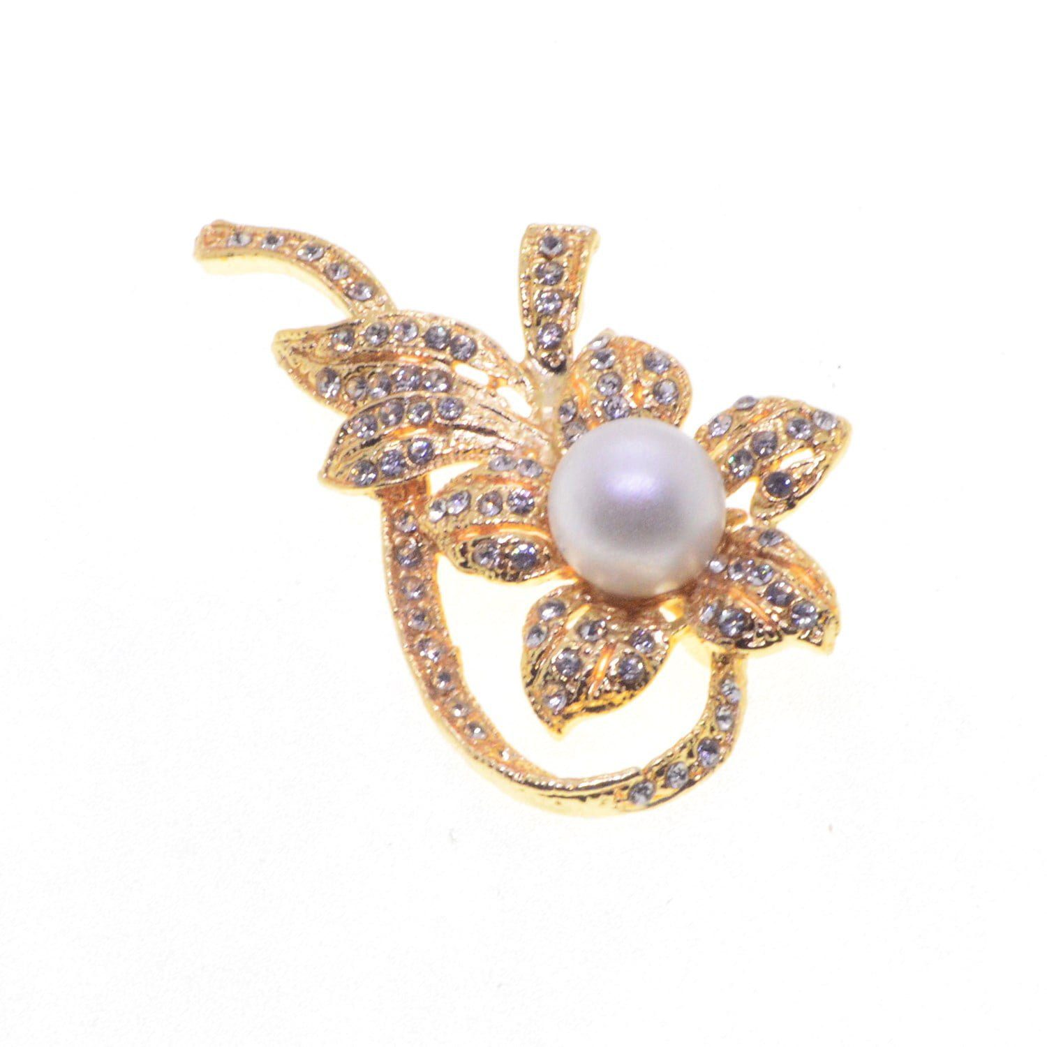 Toptan Altın Renk Çiçek Model Broş - 2353 4 Toptan Altın Renk Çiçek Model Broş - 2353 - Görsel 2