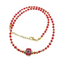 Toptan Altın Renk Kristal Cam Boncuk Karışık Yazlık Kolye - 2155 24 e28c6276468b4628bc45873d1b734298 8-toptan taki