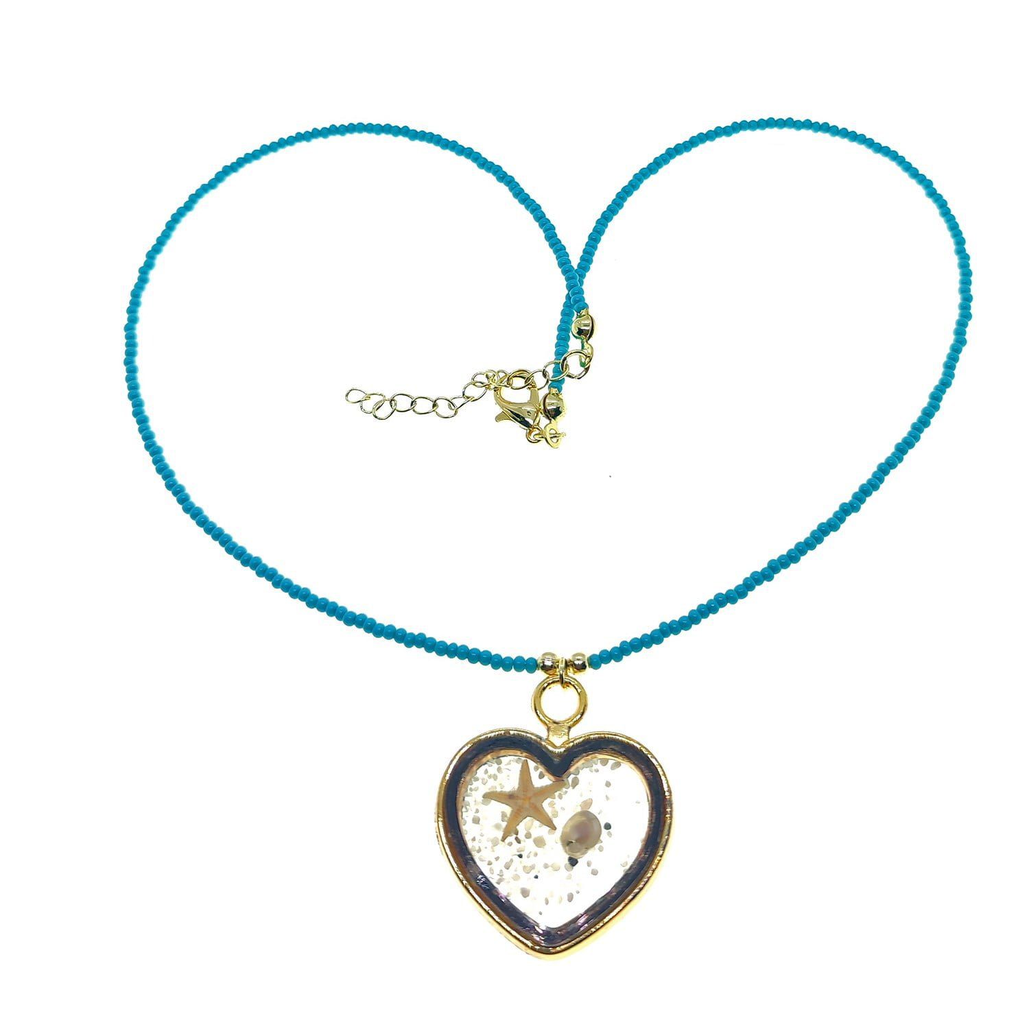 Toptan Altın Renk Kristal Cam Boncuk Karışık Yazlık Kolye - 2155 4 Toptan Altın Renk Kristal Cam Boncuk Karışık Yazlık Kolye - 2155 - Görsel 2