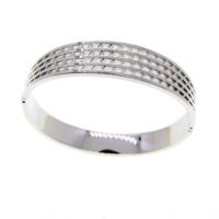 Toptan Gümüş Renk Petek Model Çelik Kelepçe Bileklik - 2661 8 059523b330bc4f7ea4c90a9d61bd35c6-toptan taki