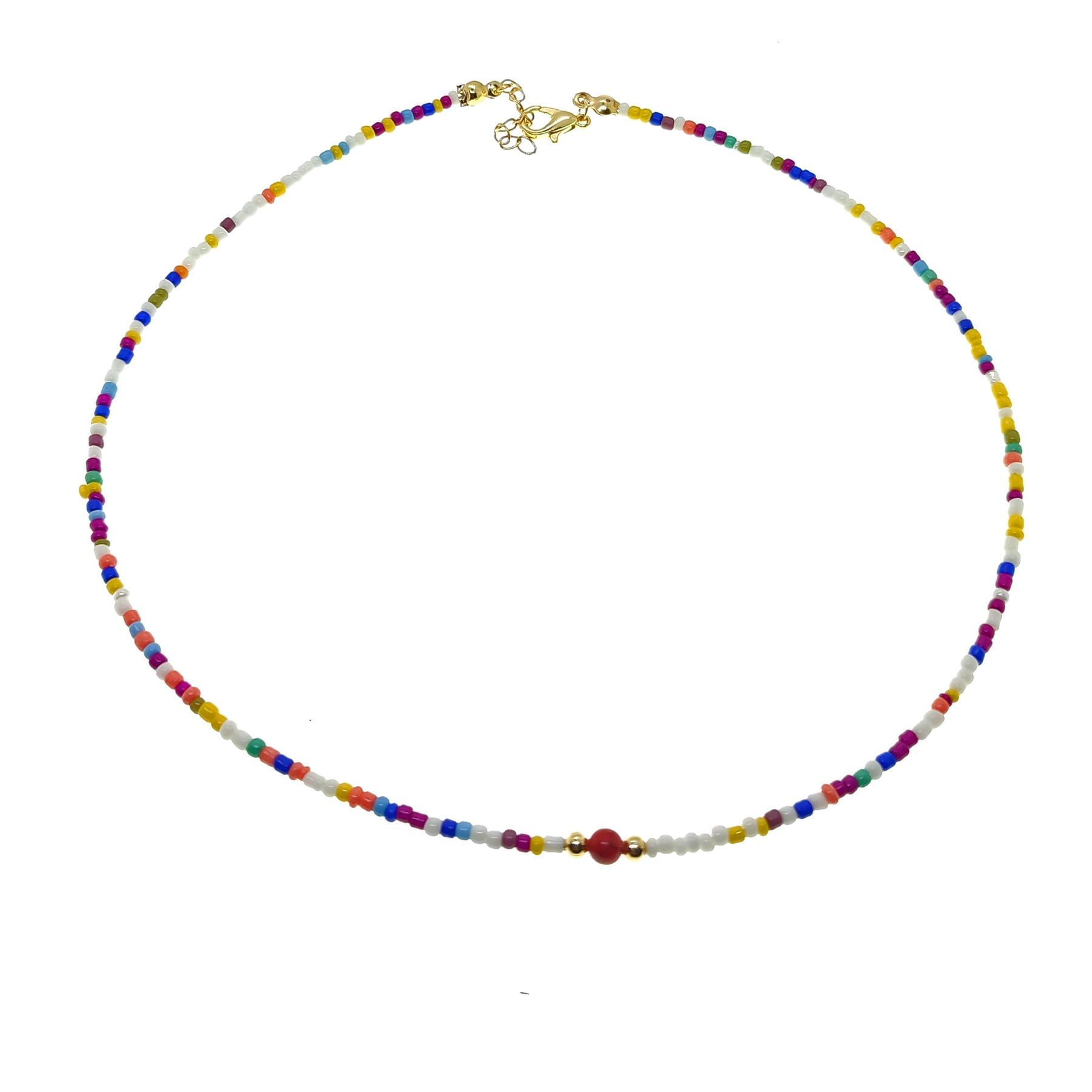 Toptan Altın Renk Kum Boncuk Karışık Yazlık Kolye - 2156 6 Toptan Altın Renk Kum Boncuk Karışık Yazlık Kolye - 2156 - Görsel 4