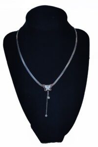 Toptan Gümüş Renk İtalyan Kelebek Sallantılı Çelik Kolye - 2529 7 383d7fd46b144d1ebee77a86fe5142fa-toptan taki