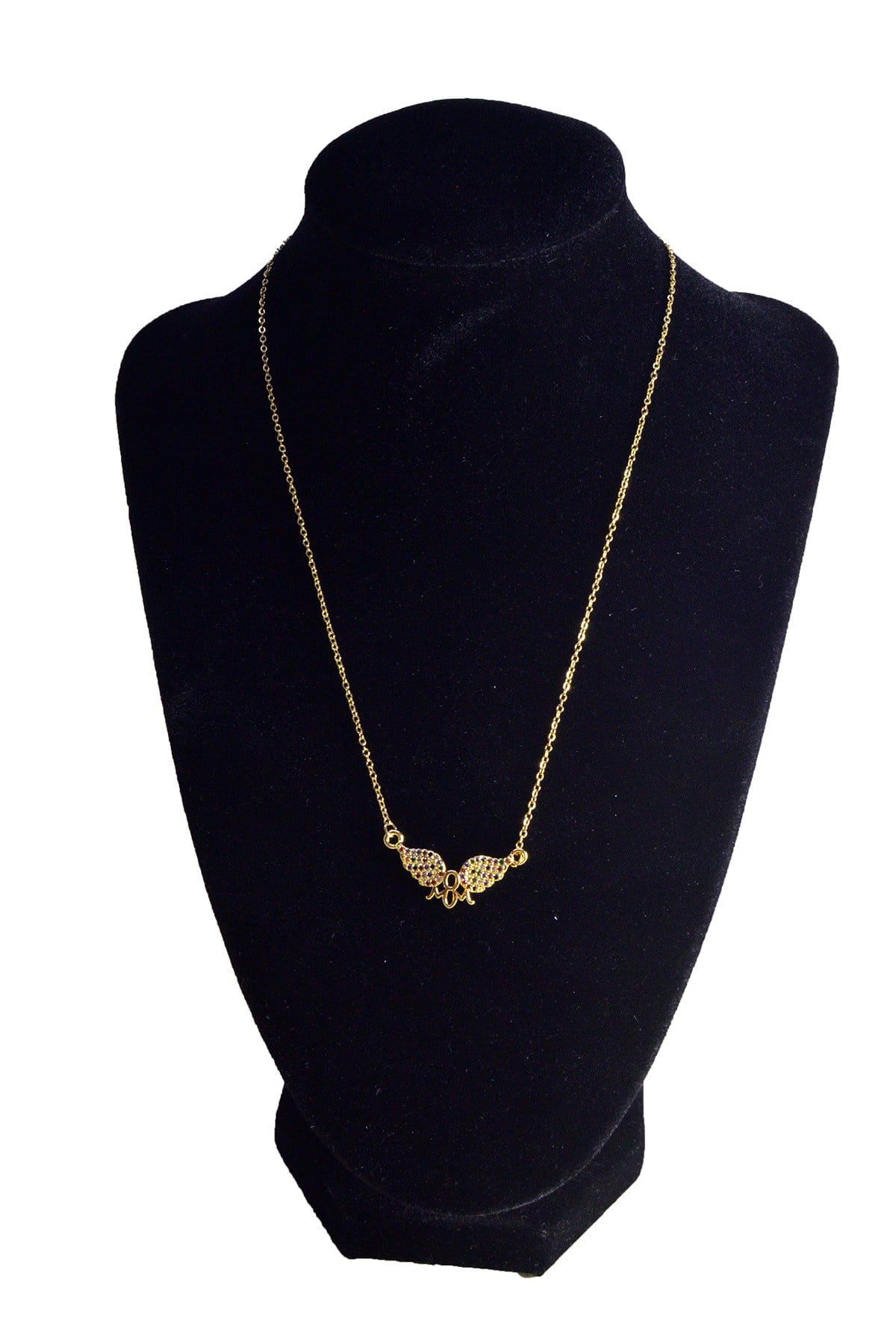 Toptan Altın Renk Kanat Çelik Kolye - 2469 4 Toptan Altın Renk Kanat Çelik Kolye - 2469 - Görsel 2