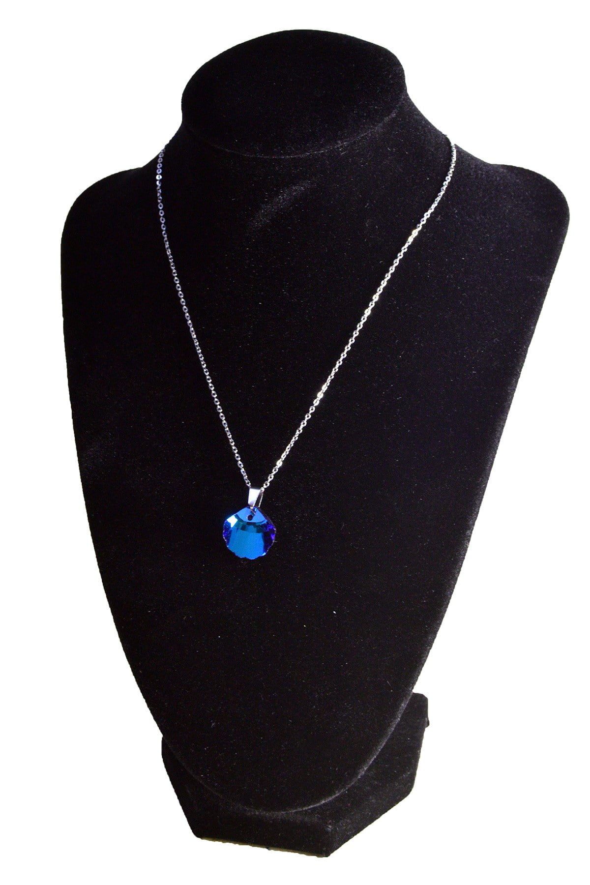 Toptan Gümüş Renk Mavimsi Renk İstiridye Çelik Kolye - 2427 4 Toptan Gümüş Renk Mavimsi Renk  İstiridye Çelik Kolye - 2427 - Görsel 2