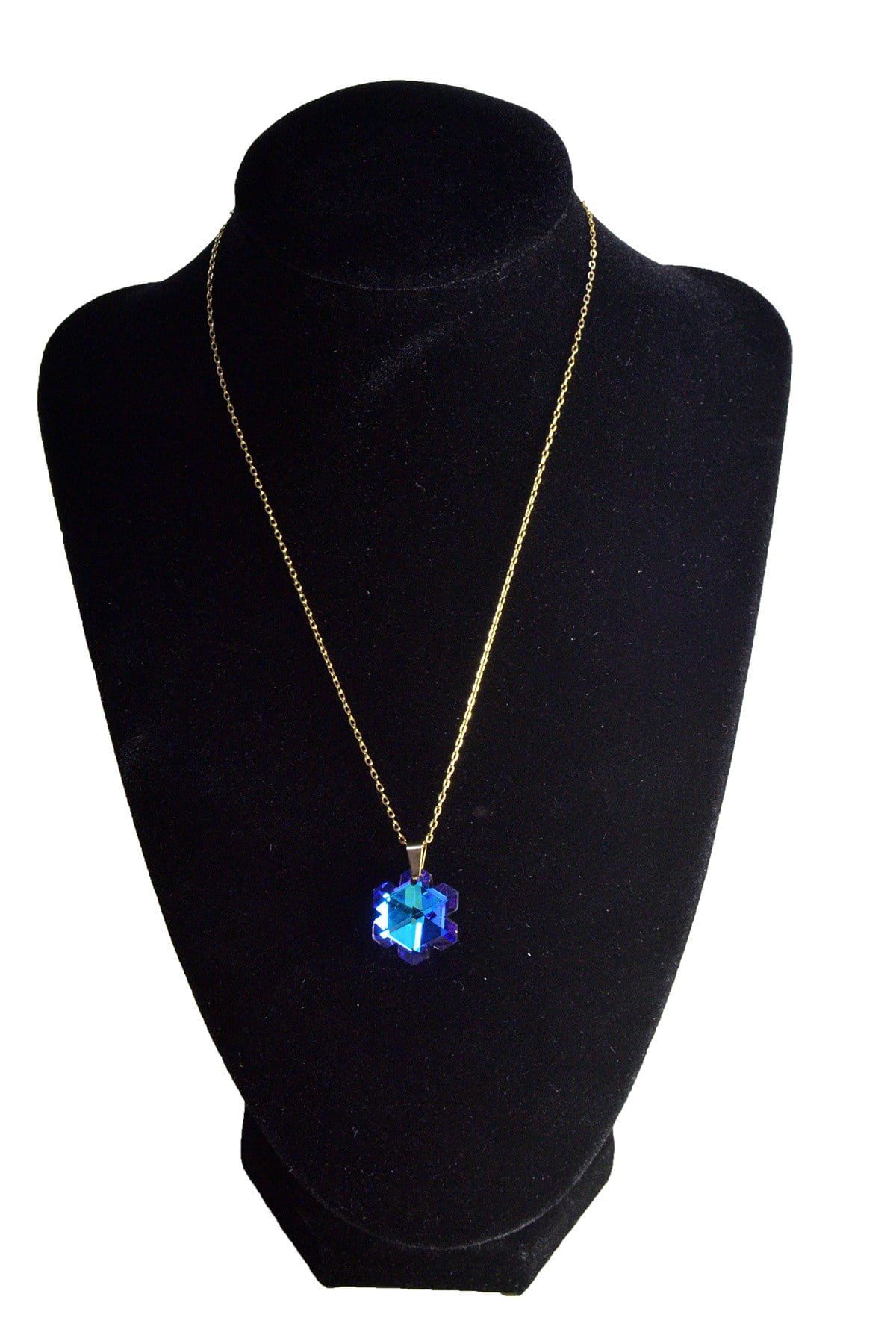 Toptan Altın Renk Mavimsi Kartanesi Çelik Kolye - 2455 6 Toptan Altın Renk Mavimsi Kartanesi Çelik Kolye - 2455 - Görsel 4