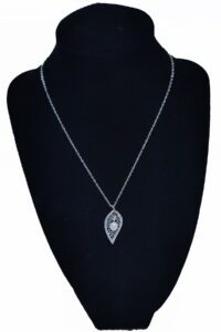 Toptan Gümüş Renk Yaprak İncili Çelik Kolye - 2534 6 576f540671cb42beb7d368c85833a48e-toptan taki