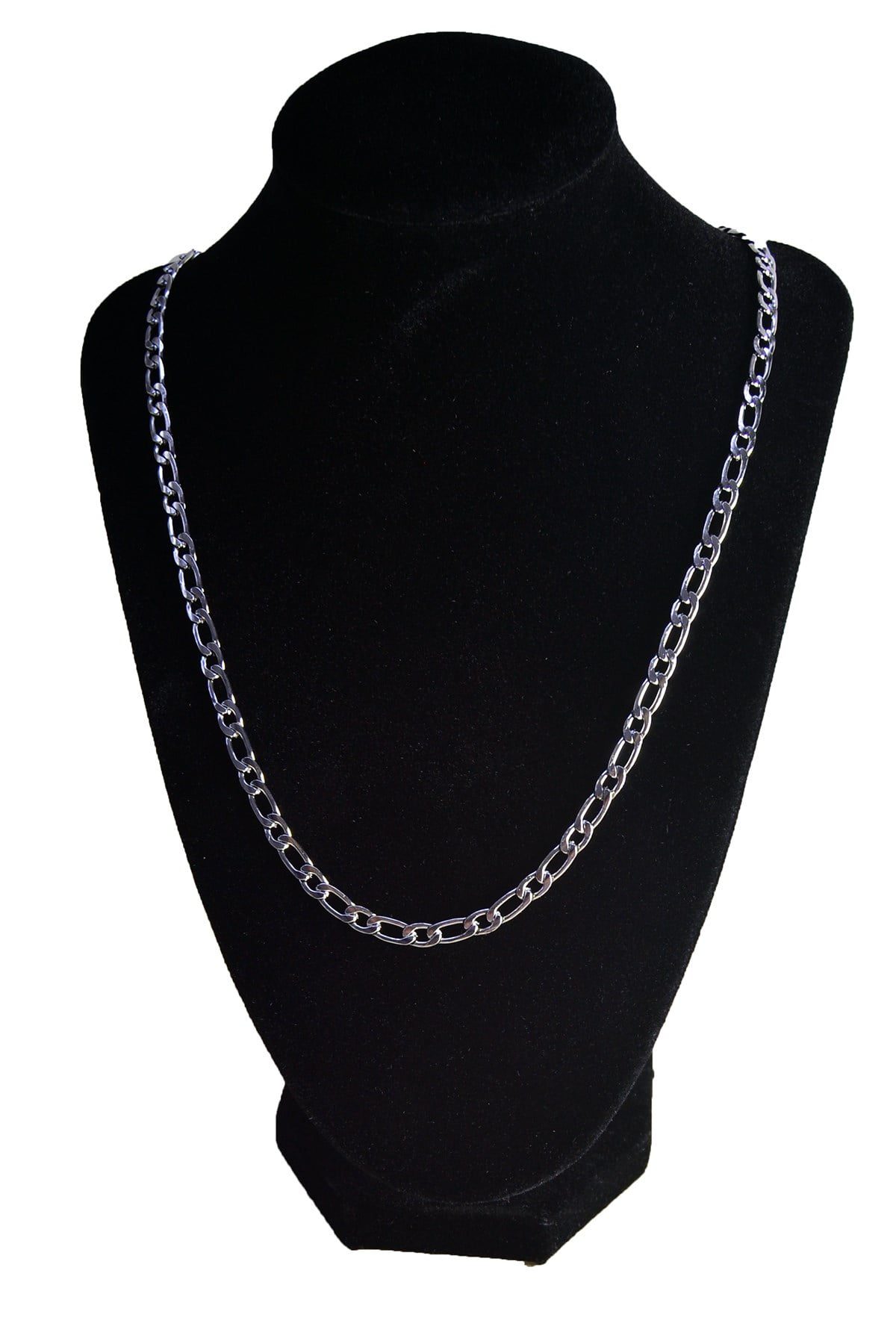 Toptan Gümüş Renk Uzun Kısa Bakla Unisex Çelik Kolye - 2678 3 Toptan Gümüş Renk Uzun Kısa Bakla Unisex Çelik Kolye - 2678