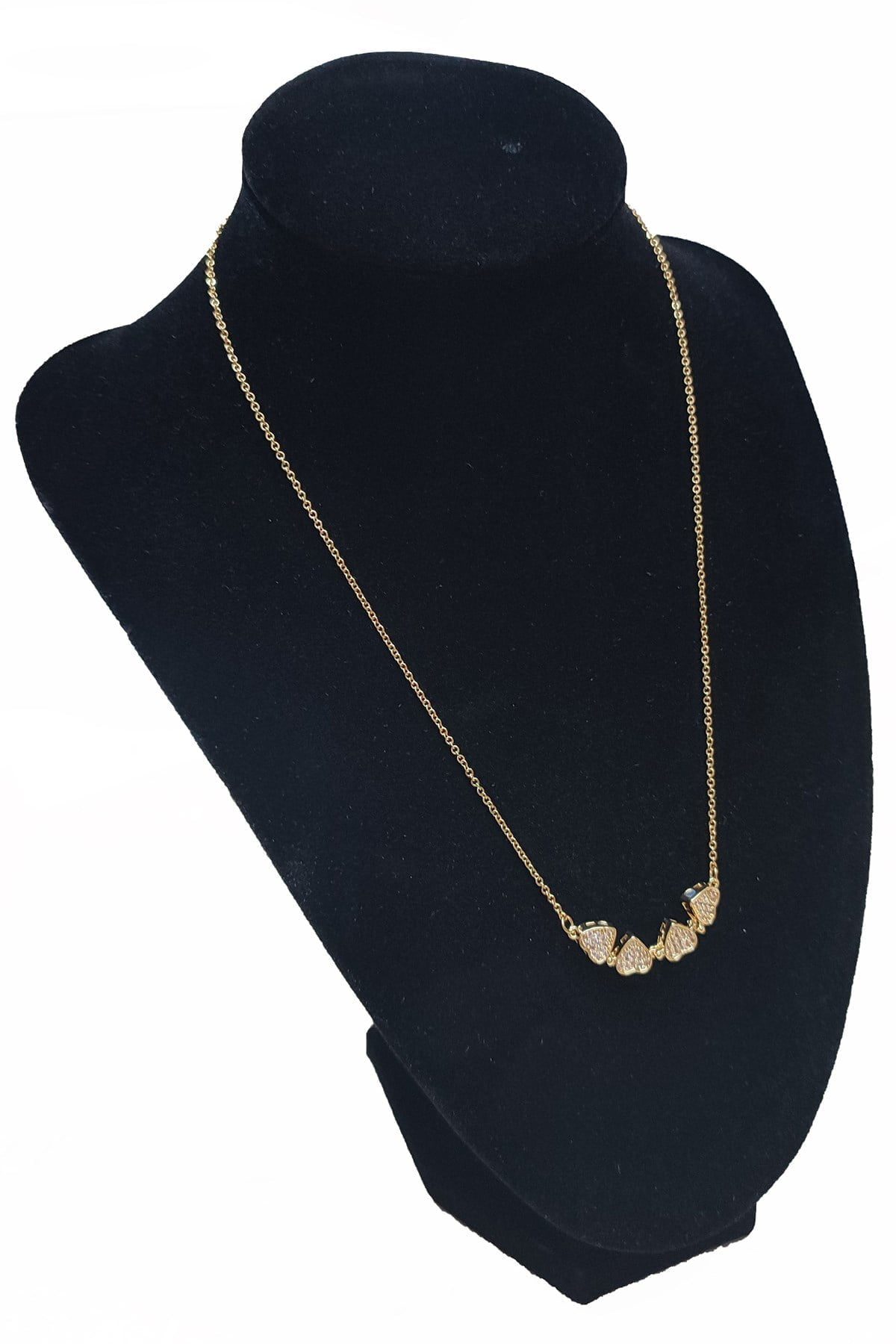 Toptan Altın Renk Hareketli Kapalı İken Mıknatıslı Yonca Açılınca Sıralı Kalp Çelik Kolye - 2550 5 Toptan Altın Renk Hareketli Kapalı İken Mıknatıslı Yonca Açılınca Sıralı Kalp Çelik Kolye - 2550 - Görsel 3