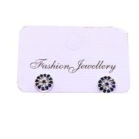 Toptan Gümüş Renk Nazar Göz Zirkon Küpe - 2698 7 65b1f4079fe6424a8c05282205670c7b-toptan taki