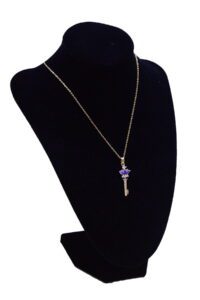 Alternative view of Toptan Altın Renk Kral Anahtar  Çelik Kolye - 2504