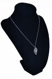 Toptan Gümüş Renk Yaprak İncili Çelik Kolye - 2534 7 a0b612dd99da489b9384389206e85033-toptan taki