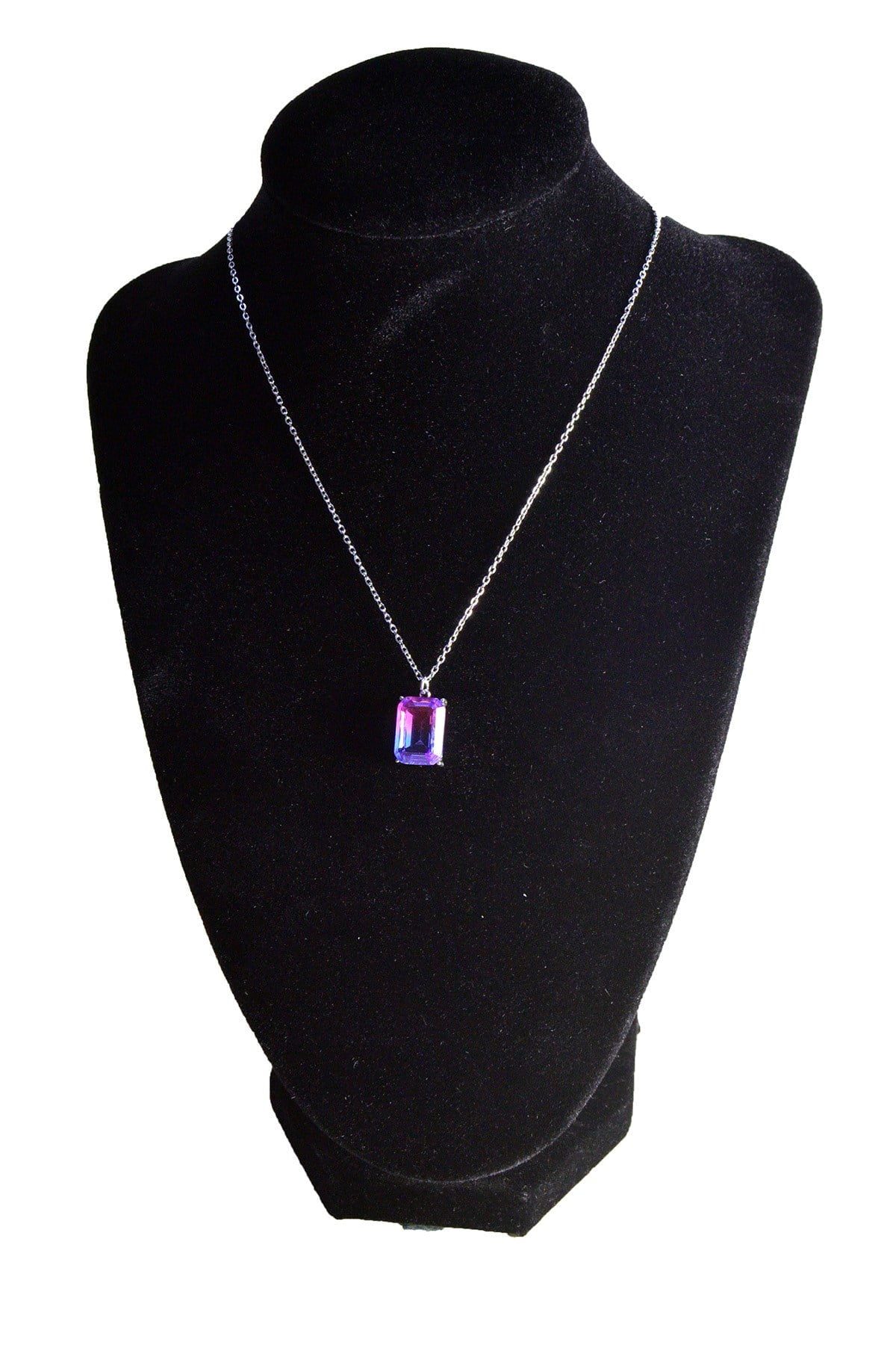 Toptan Gümüş Renk Dikdörtgen Çelik Kolye - 2432 4 Toptan Gümüş Renk Dikdörtgen Çelik Kolye - 2432 - Görsel 2