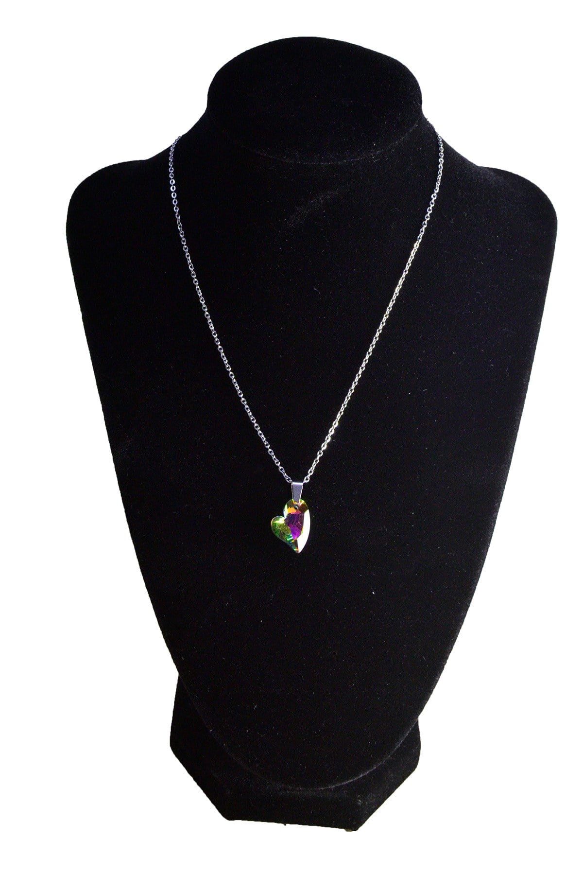 Toptan Gümüş Renk Yanar Döner Kalp Çelik Kolye - 2473 4 Toptan Gümüş Renk Yanar Döner Kalp Çelik Kolye - 2473 - Görsel 2