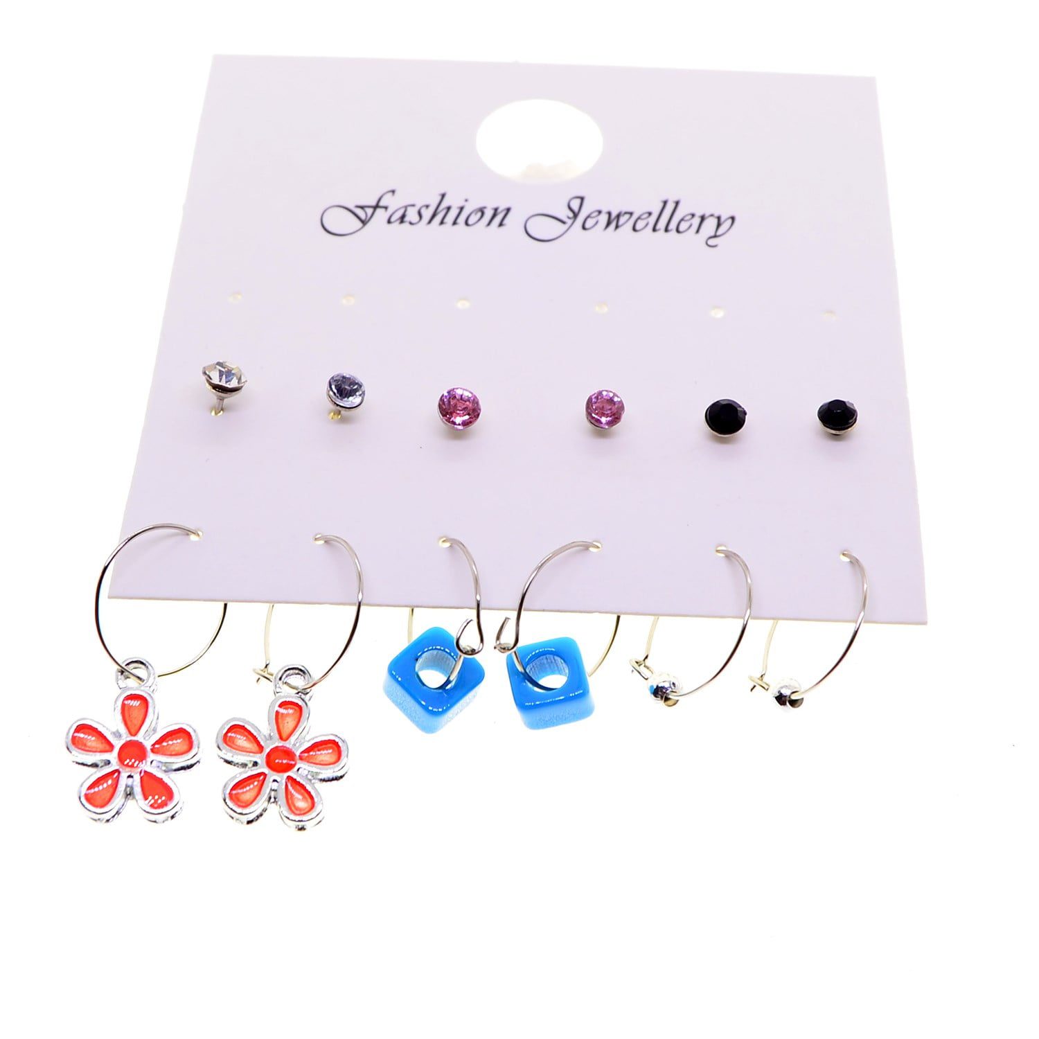 Toptan Gümüş Renk Papatya Kombin Karışık Küpe - 2701 5 Toptan Gümüş Renk Papatya Kombin Karışık Küpe - 2701 - Görsel 3