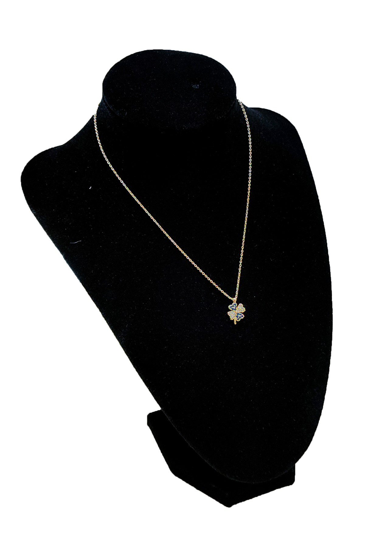 Toptan Altın Renk Beyaz Mavi Taş Yonca Model Zirkon Kolye - 2736 5 Toptan Altın Renk Beyaz Mavi Taş Yonca Model Zirkon Kolye - 2736 - Görsel 3