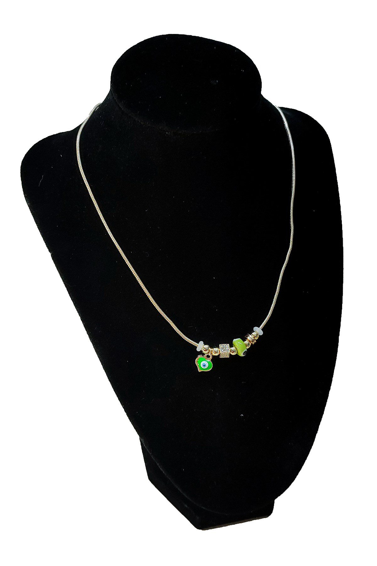 Toptan Altın Renk Yeşil Mineli Kalp Kolye Ve Bileklik Pandora Kombin Zirkon Set Takım - 2791 5 Toptan Altın Renk Yeşil Mineli Kalp Kolye Ve  Bileklik Pandora  Kombin Zirkon Set Takım -  2791 - Görsel 3