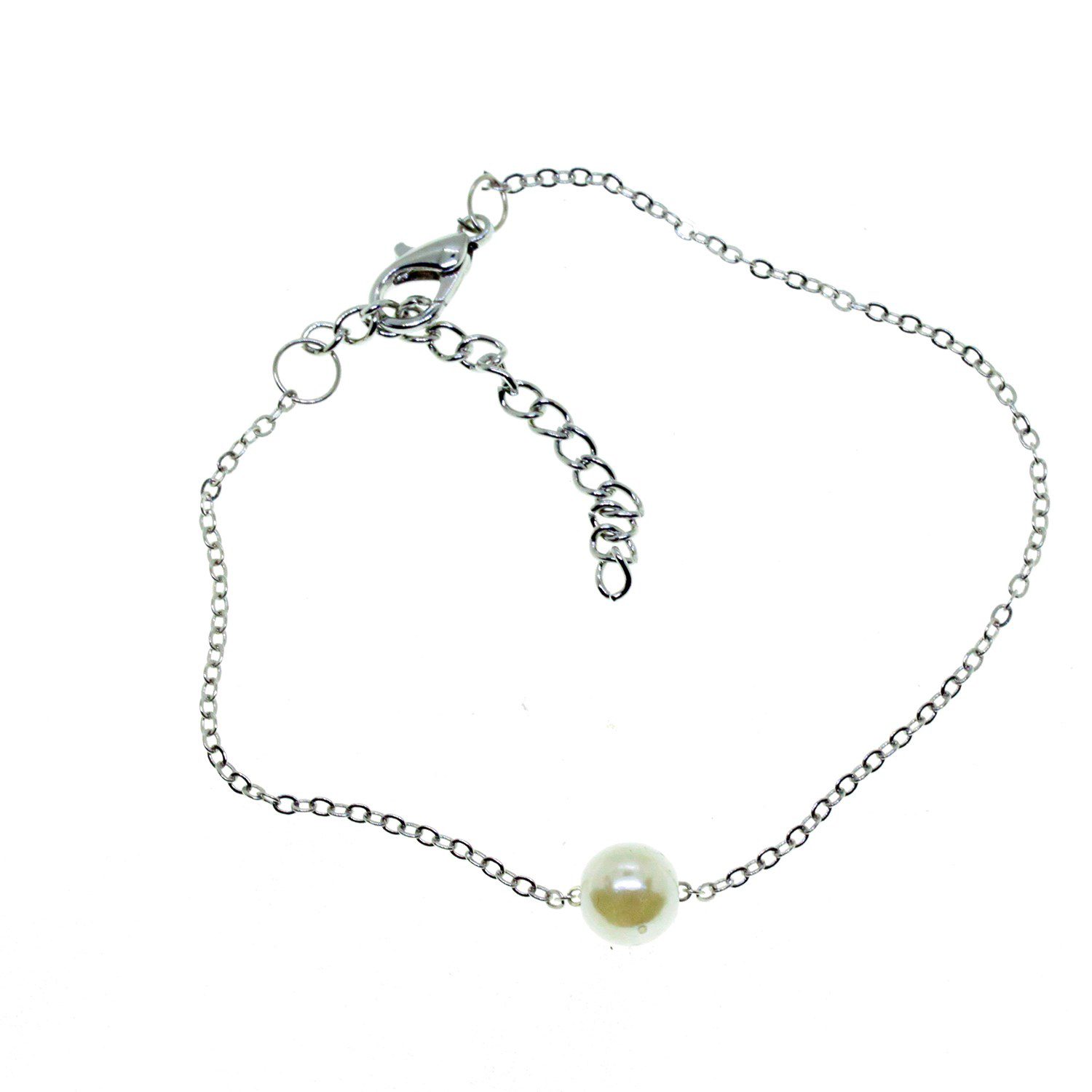 Toptan Gümüş Renk Sf Zincir İncili Bijuteri Bileklik - 2873 7 Toptan Gümüş Renk Sf Zincir İncili Bijuteri Bileklik - 2873 - Görsel 5