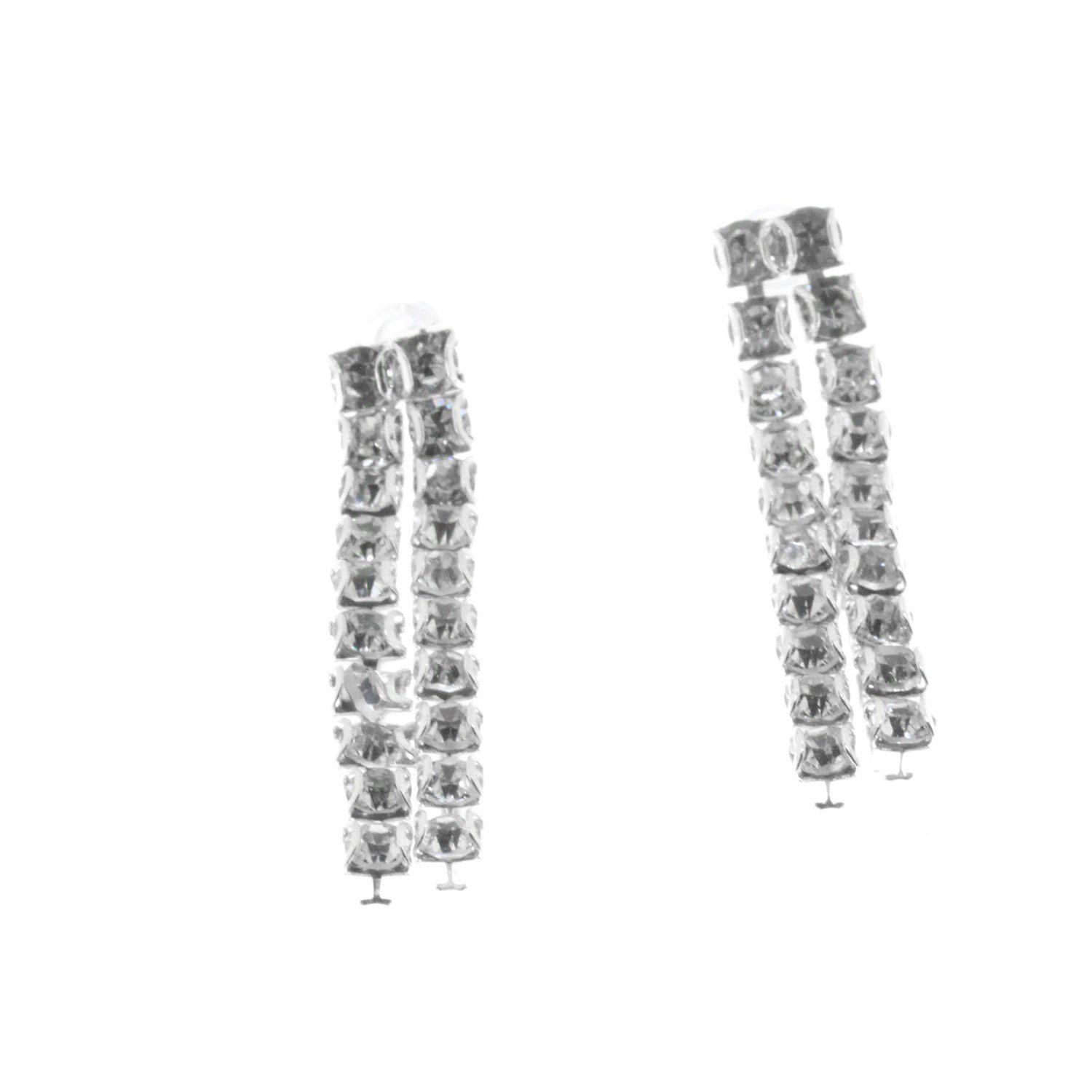 Toptan Gümüş Renk İki Sıra Kalın Şerit Zirkon Küpe - 2877 5 Toptan Gümüş Renk İki Sıra Kalın Şerit Zirkon Küpe - 2877 - Görsel 3