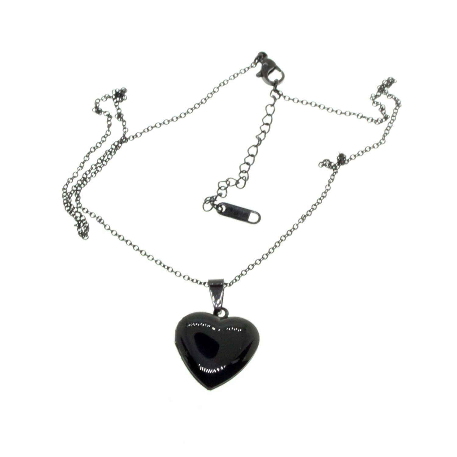 Toptan Siyah Renk Kalp Açılan Çerçeve Kapaklı Çelik Kolye - 2460 5 Toptan Siyah Renk Kalp Açılan Çerçeve Kapaklı Çelik Kolye - 2460 - Görsel 3