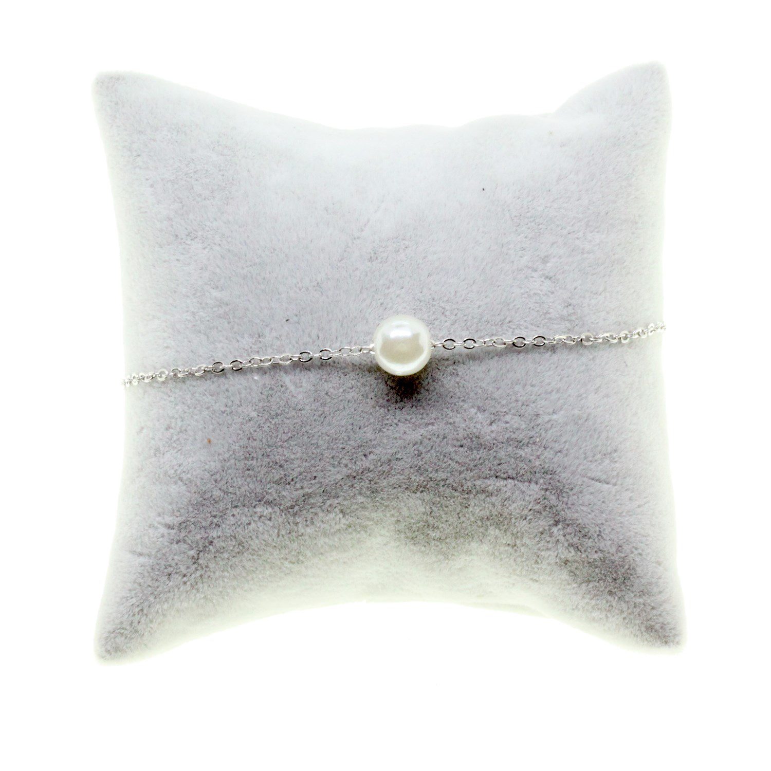 Toptan Gümüş Renk Sf Zincir İncili Bijuteri Bileklik - 2873 10 Toptan Gümüş Renk Sf Zincir İncili Bijuteri Bileklik - 2873 - Görsel 8