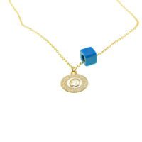 Toptan Yarım Altın Para Kolye Altın Kaplama