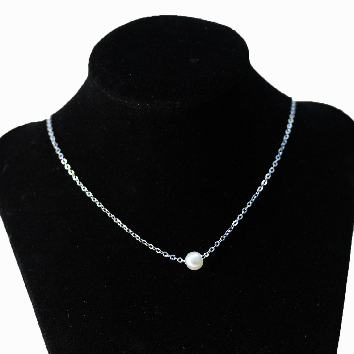 Toptan Gümüş Renk Sf Zincir İnci Detaylı Çelik Kolye - 2906 5 Toptan Gümüş Renk Sf Zincir İnci Detaylı Çelik Kolye - 2906 - Görsel 3