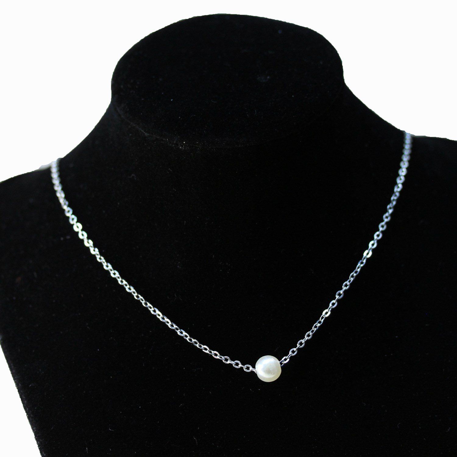 Toptan Gümüş Renk Sf Zincir İnci Detaylı Çelik Kolye - 2906 6 Toptan Gümüş Renk Sf Zincir İnci Detaylı Çelik Kolye - 2906 - Görsel 4