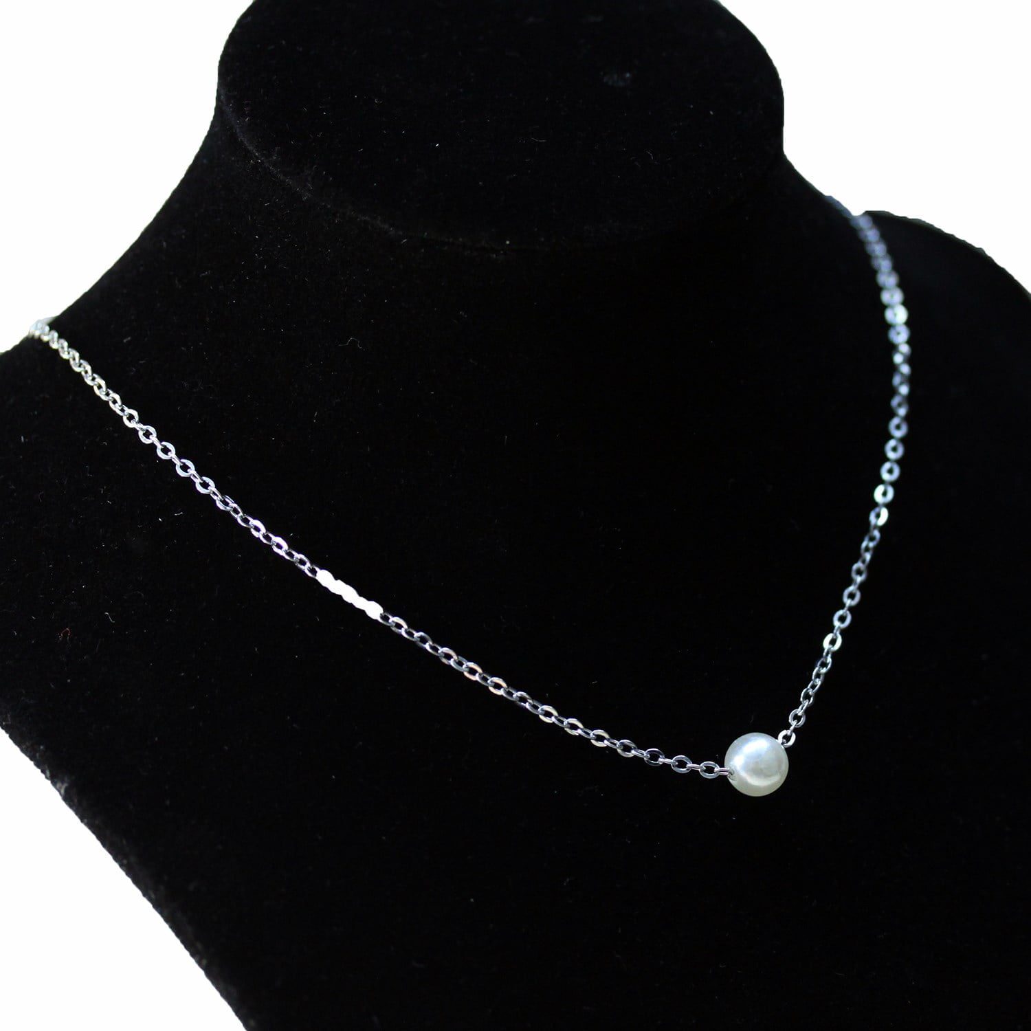 Toptan Gümüş Renk Sf Zincir İnci Detaylı Çelik Kolye - 2906 4 Toptan Gümüş Renk Sf Zincir İnci Detaylı Çelik Kolye - 2906 - Görsel 2