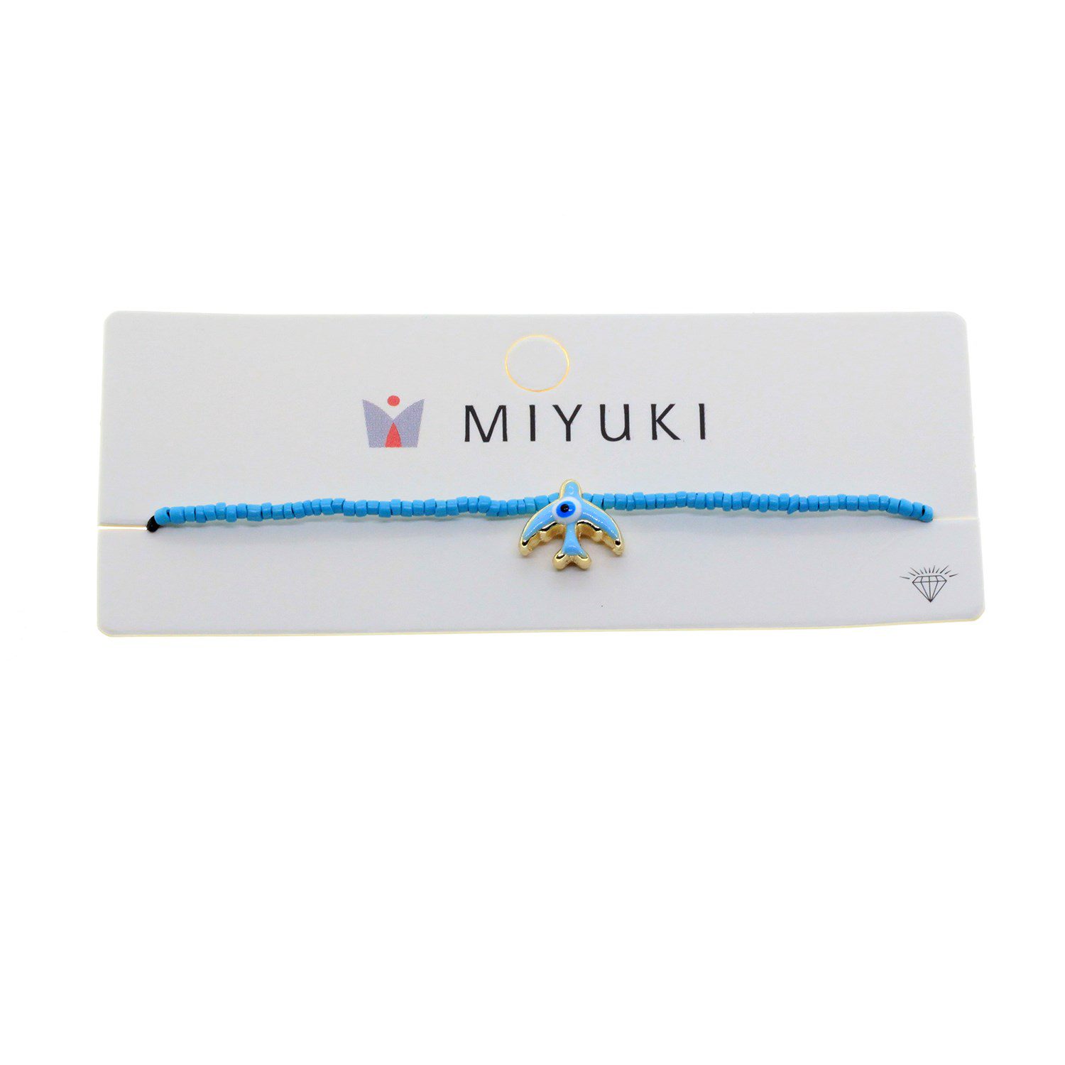 Toptan Altın Renk Turkuaz Mineli Kuş Model Miyuki Bileklik - 2955 4 Toptan Altın Renk Turkuaz Mineli Kuş Model Miyuki Bileklik - 2955 - Görsel 2