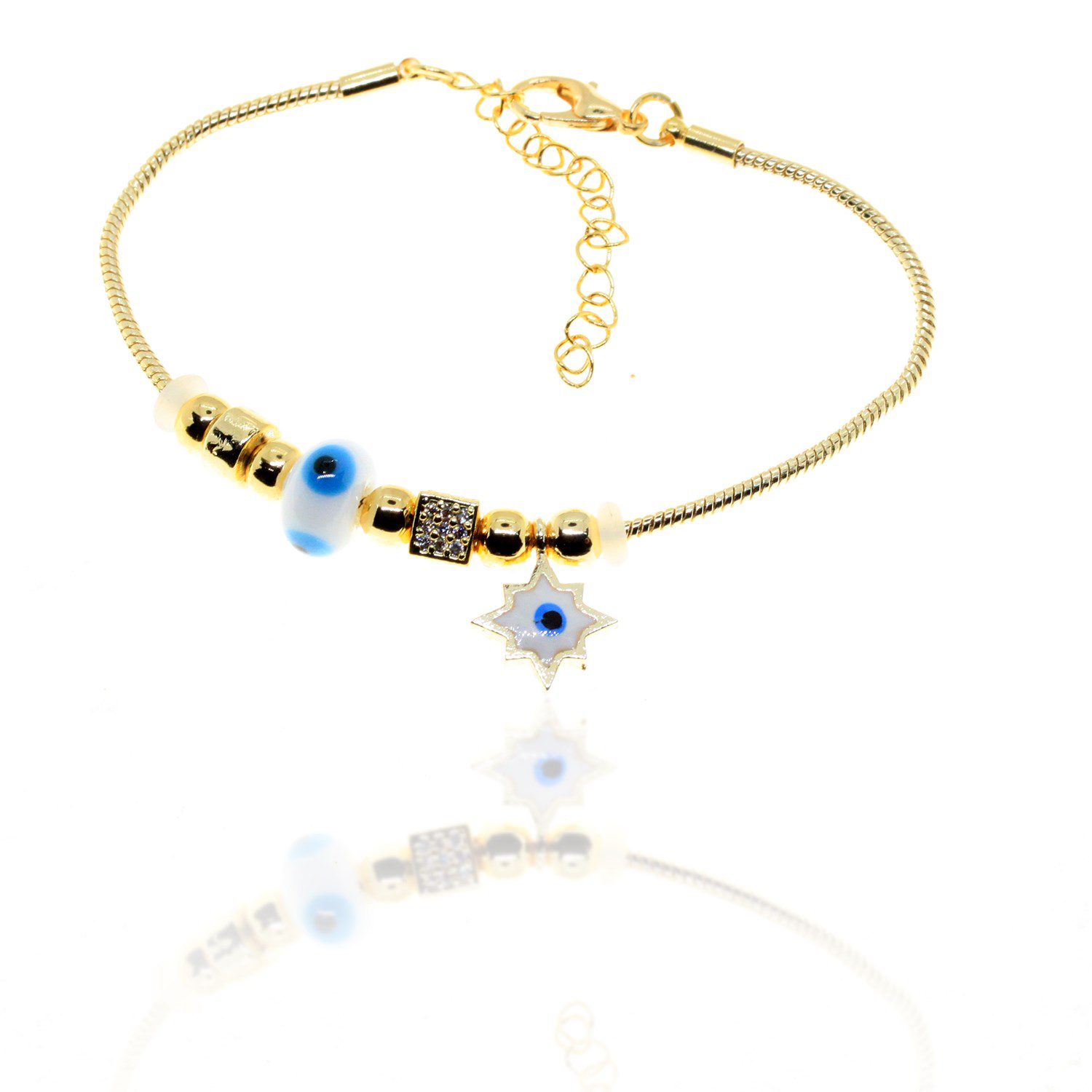 Toptan Altın Renk Beyaz Güneş Pandora Zirkon Bileklik - 2969 4 Toptan Altın Renk Beyaz Güneş Pandora Zirkon Bileklik - 2969 - Görsel 2