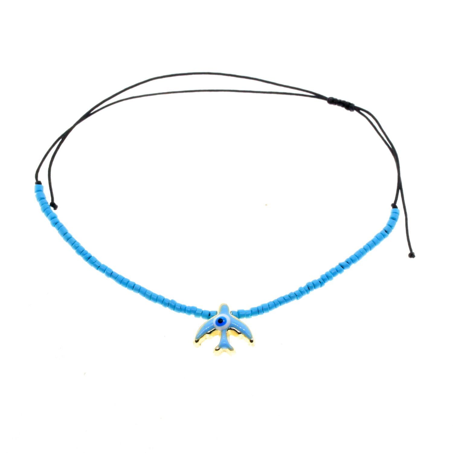 Toptan Altın Renk Turkuaz Mineli Kuş Model Miyuki Bileklik - 2955 3 Toptan Altın Renk Turkuaz Mineli Kuş Model Miyuki Bileklik - 2955