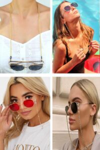 Toptan Altın Renk Kombin Moda Gözlük Askısı Zinciri Resimdeki Ürünlerin Tamamı Fiyata Dahil - 2975