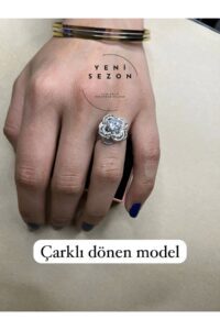 Toptan Gümüş Renk Ortası Taşlı One Craft Model Zirkon Taşlı Ayarlanabilir Ucu Dönen Çelik Yüzük - 3093 5 d7210cfcbd6e49619700713cffa9a40e-toptan taki