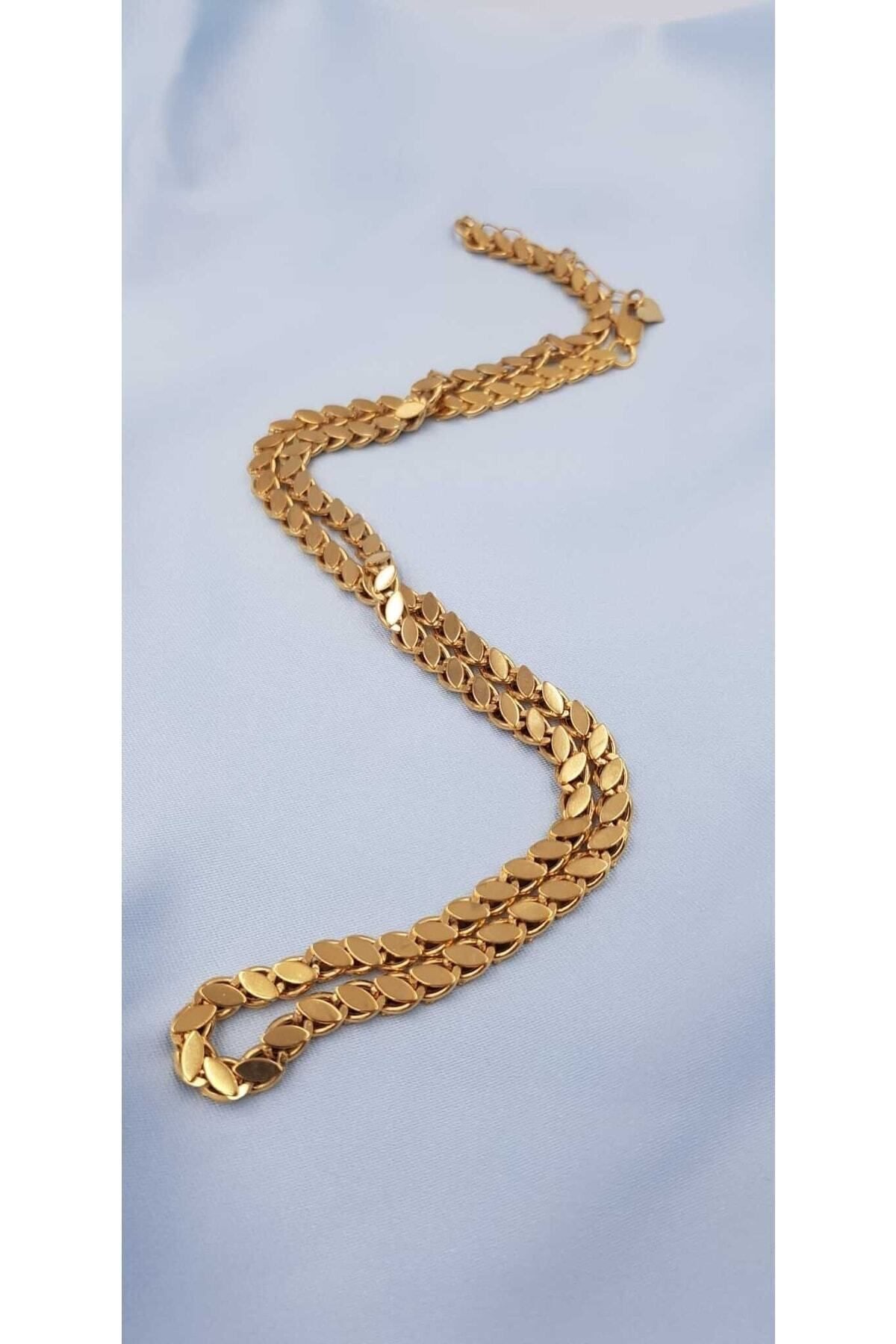 Toptan Altın Renk Arpa Zincir Çelik Kolye 60 Cm - 3133 5 Toptan Altın Renk Arpa Zincir Çelik Kolye 60 Cm - 3133 - Görsel 3