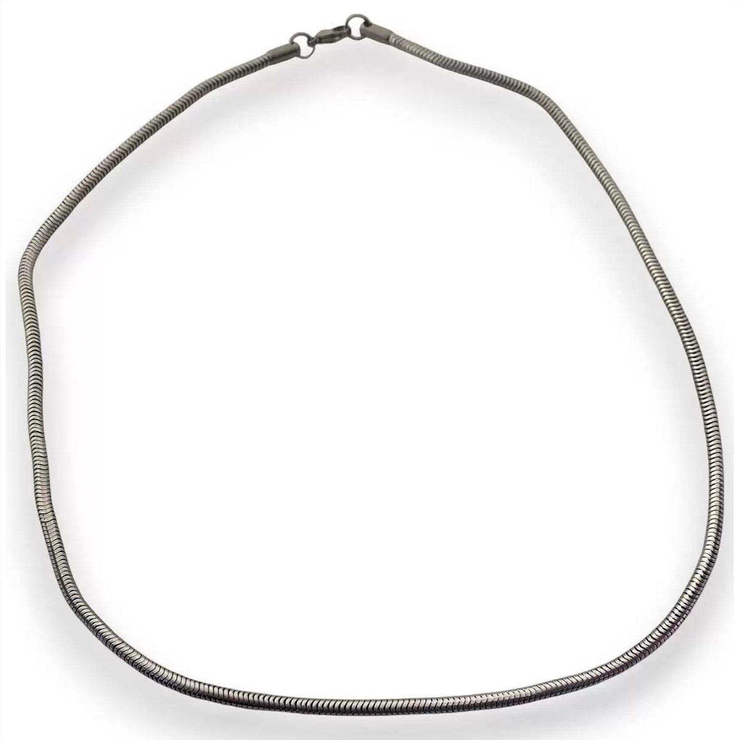 Toptan Gümüş Renk Unisex Snake Zincir (4 mm) 60 cm. Çelik Kolye- 3141 6 Toptan Gümüş Renk Unisex Snake Zincir (4 mm) 60 cm. Çelik Kolye- 3141 - Görsel 4