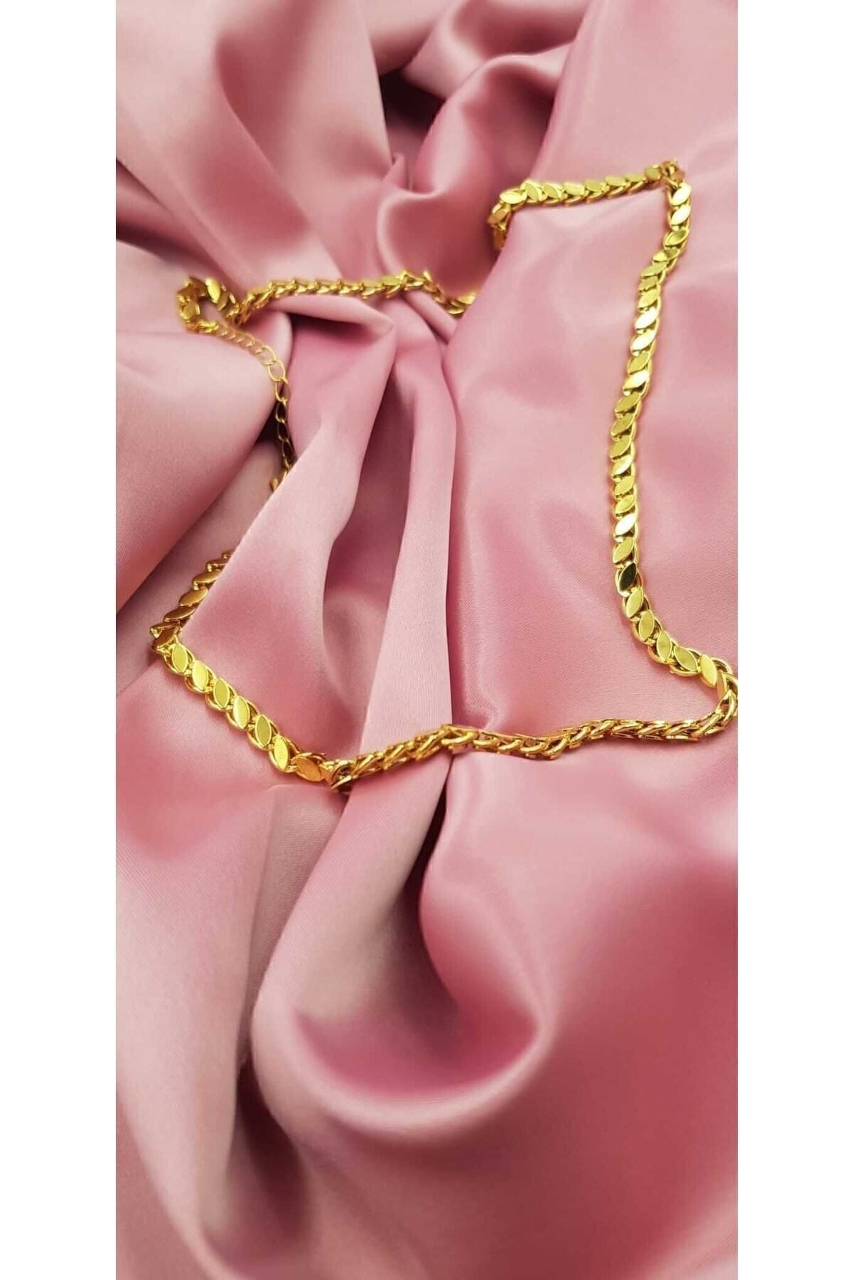 Toptan Altın Renk Arpa Zincir Çelik Kolye 60 Cm - 3133 6 Toptan Altın Renk Arpa Zincir Çelik Kolye 60 Cm - 3133 - Görsel 4