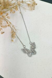 Toptan Gümüş Renk Kelebek Kararma Yapmaz Çelik Kolye- 3183 10 7449a1a9382f4a209ee96b242c2c81e0-toptan taki