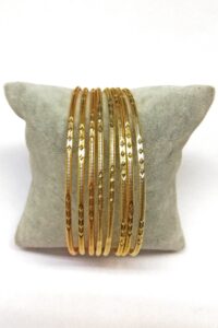 Toptan Altın Renk 22 Ayar Kaplama Baklava Desenli Ajda Bilezik 22 Cm. 3 Adet - 3286 9 7f651ab411224b73b69222cd454f8ec0-toptan taki